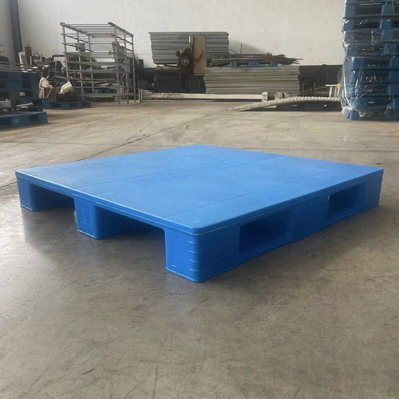 3 skid Heavy duty plastic pallet 1200x1200x165 Welded flat top transporting plastic pallets Fireproof and waterproof supplier