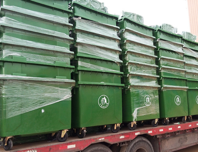 1100L/660L/360L/240L/120L Plastic Wheelie Bins Dustbin Wheels China Factory Suppliers Waste Bins manufacture