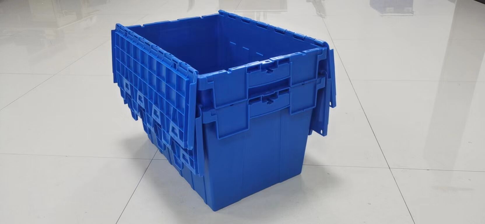 820x480x380mm Heavy Duty Large storage Fruits and Vegetables Moving Shipping Crate Box with lids manufacture