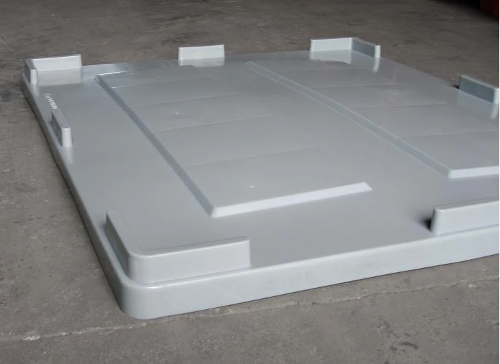 vented pallet box 1200 x 1000 x 810 mm large storage vegetable fruit plastic pallet container folded Lypallets supplier