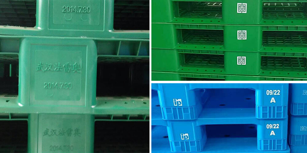 100% Virgin PP/HDPE material plastic pallets white plastic pallets for food 1300*1100*150mm factory