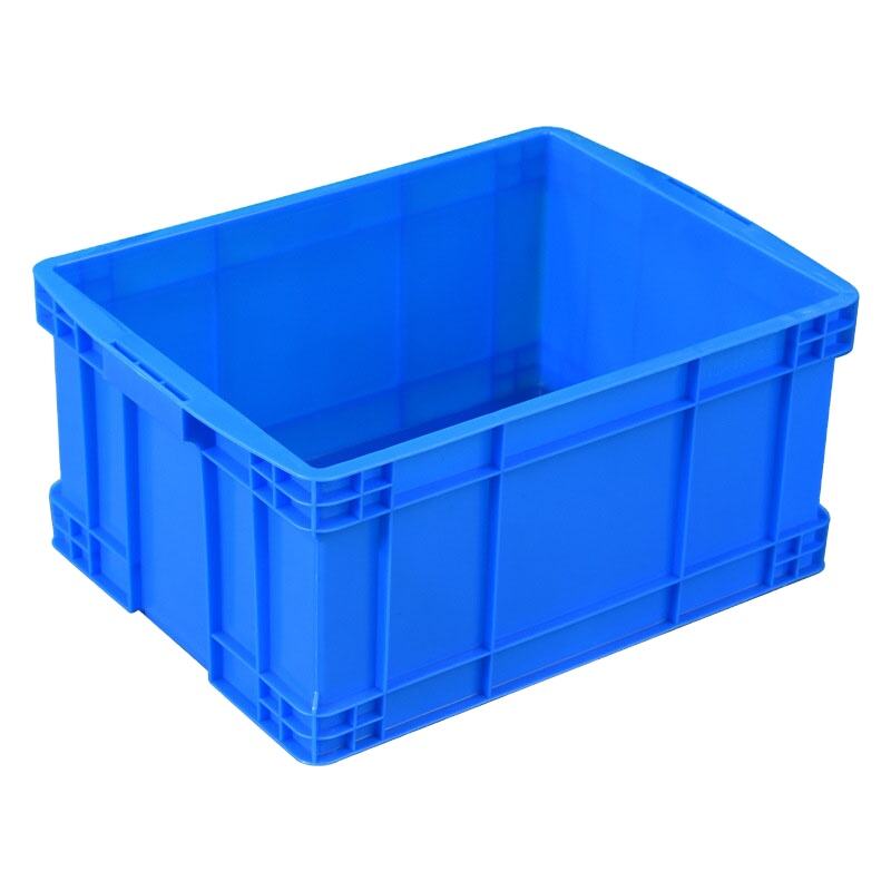 Thickened Plastic Turnover Box with Cover for Logistics Transfer Durable Crates for Safe Storage manufacture