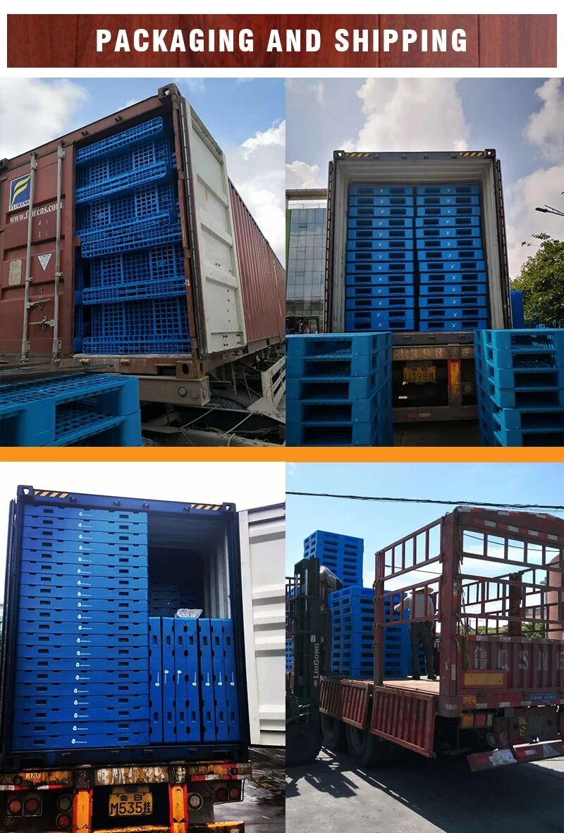 Large Four Way Entry HDPE Mesh Pallet Heavy Duty Stackable Agricultural Folding Plastic Container Euro Pallet for Agriculture supplier