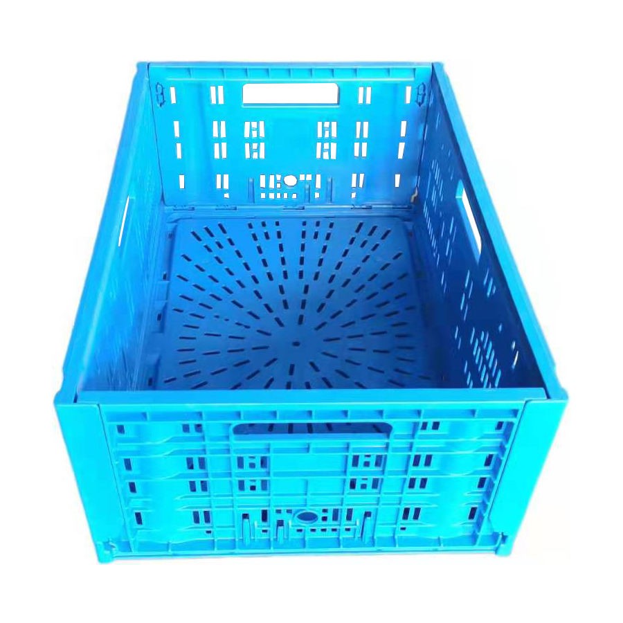 Big Plastic Storage Packaging Mesh Style Harvest Plastic Vegetables Crate Plastic Basket supplier