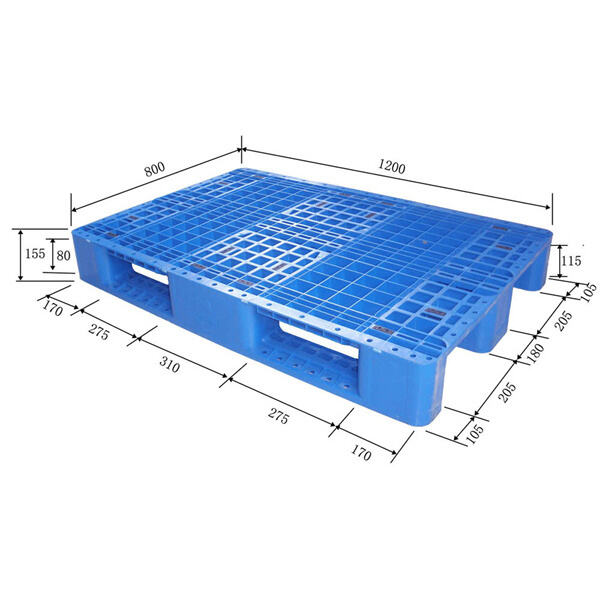The environmental advantages of choosing plastic rackable pallets 48x40 over wood