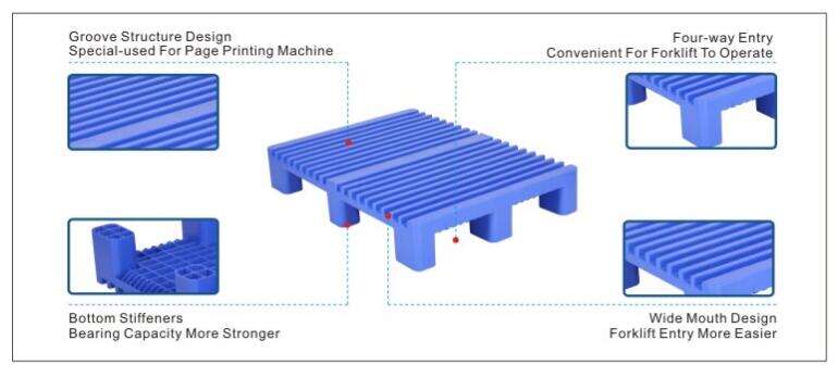 Plastic Printing Pallet Non Stop Feeder Pallet For Printing Machine factory