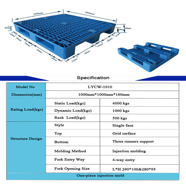 Made from 100% recyclable materials, heavy plastic pallets are a sustainable and eco-friendly choice for your business.