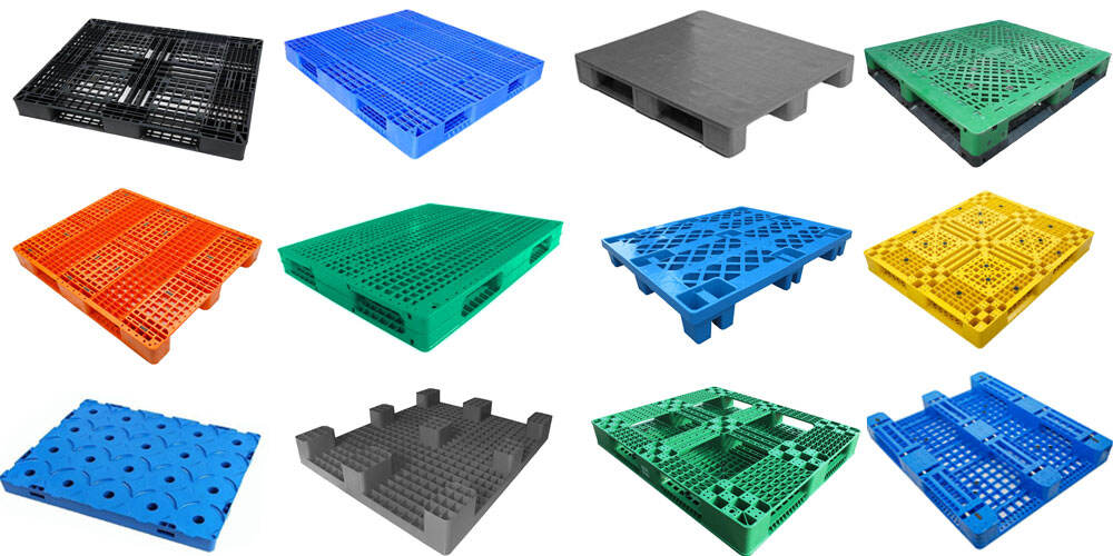 9 feet plastic pallet Nestable stackable large recycled euro plastic pallet for storage 120x80 details