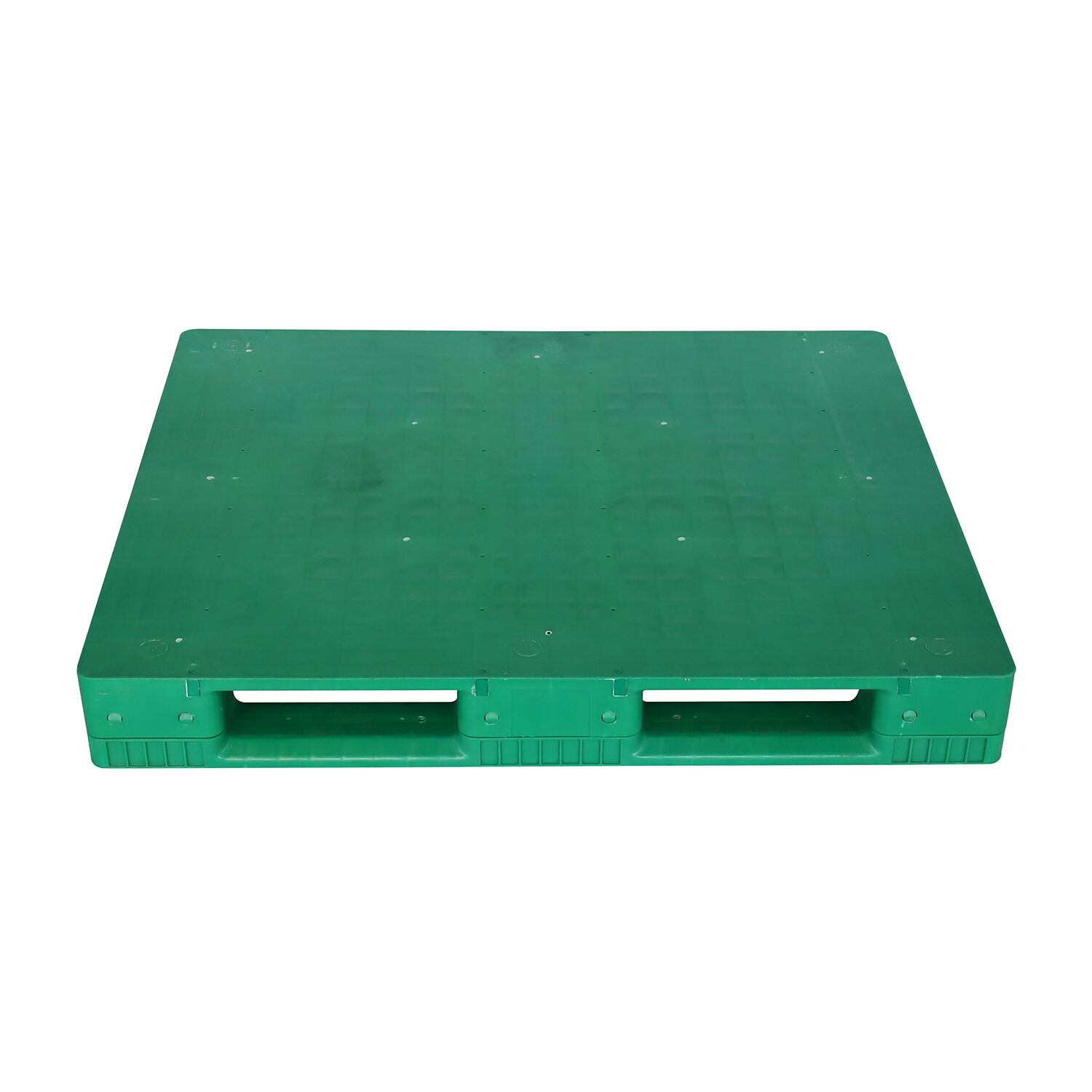 Plastic Green Non Slip Deck Pallet Industrial Warehouse 1210 Euro Cheap 4 Way Plastic Pallets for Sale supplier