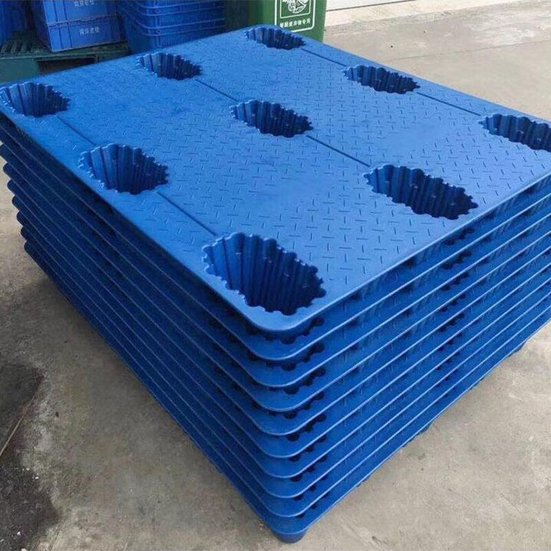 heavy duty 9 feet bottom transportation standard size 1210 dynamic load 1500KG nestable blow molding pallet details