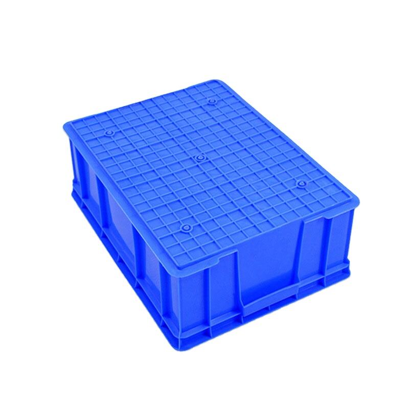 Thickened Plastic Turnover Box with Cover for Logistics Transfer Durable Crates for Safe Storage supplier