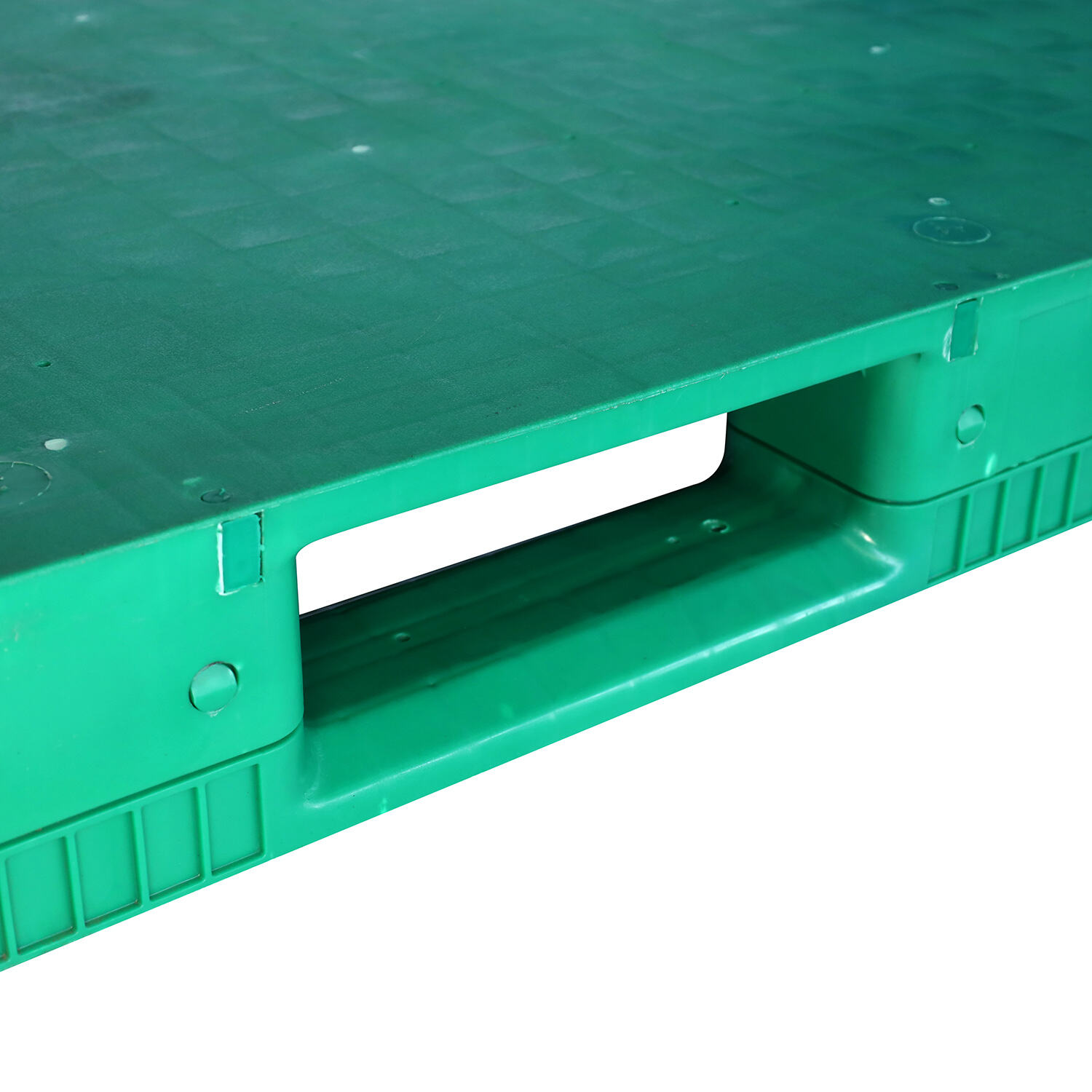 Plastic Green Non Slip Deck Pallet Industrial Warehouse 1210 Euro Cheap 4 Way Plastic Pallets for Sale factory