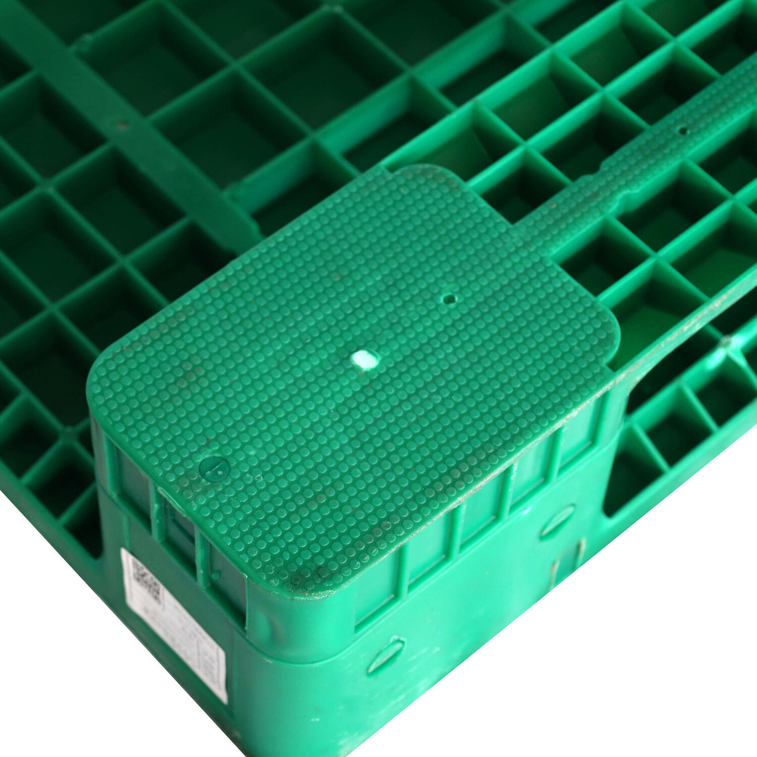 Plastic Green Non Slip Deck Pallet Industrial Warehouse 1210 Euro Cheap 4 Way Plastic Pallets for Sale manufacture