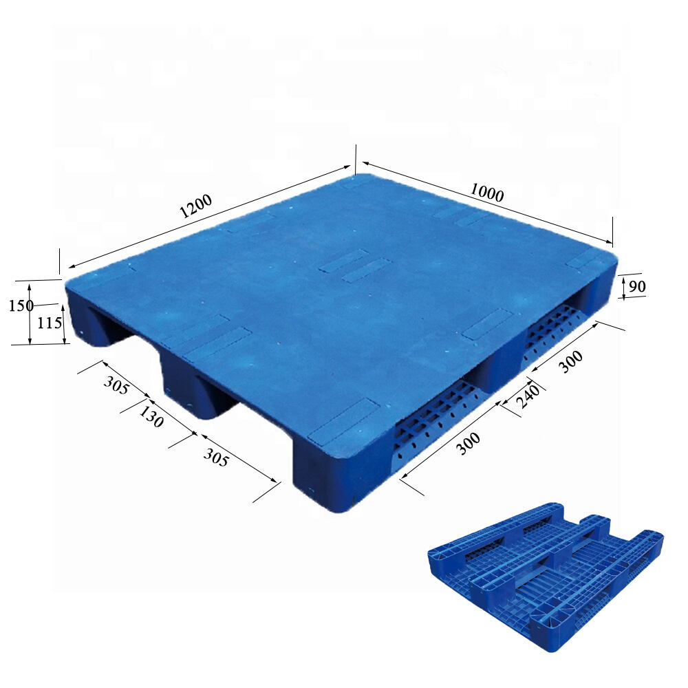 Durable solid Plastic Non Slip Deck Pallet hygienic/hygene food grade euro plastic pallet/palette factory