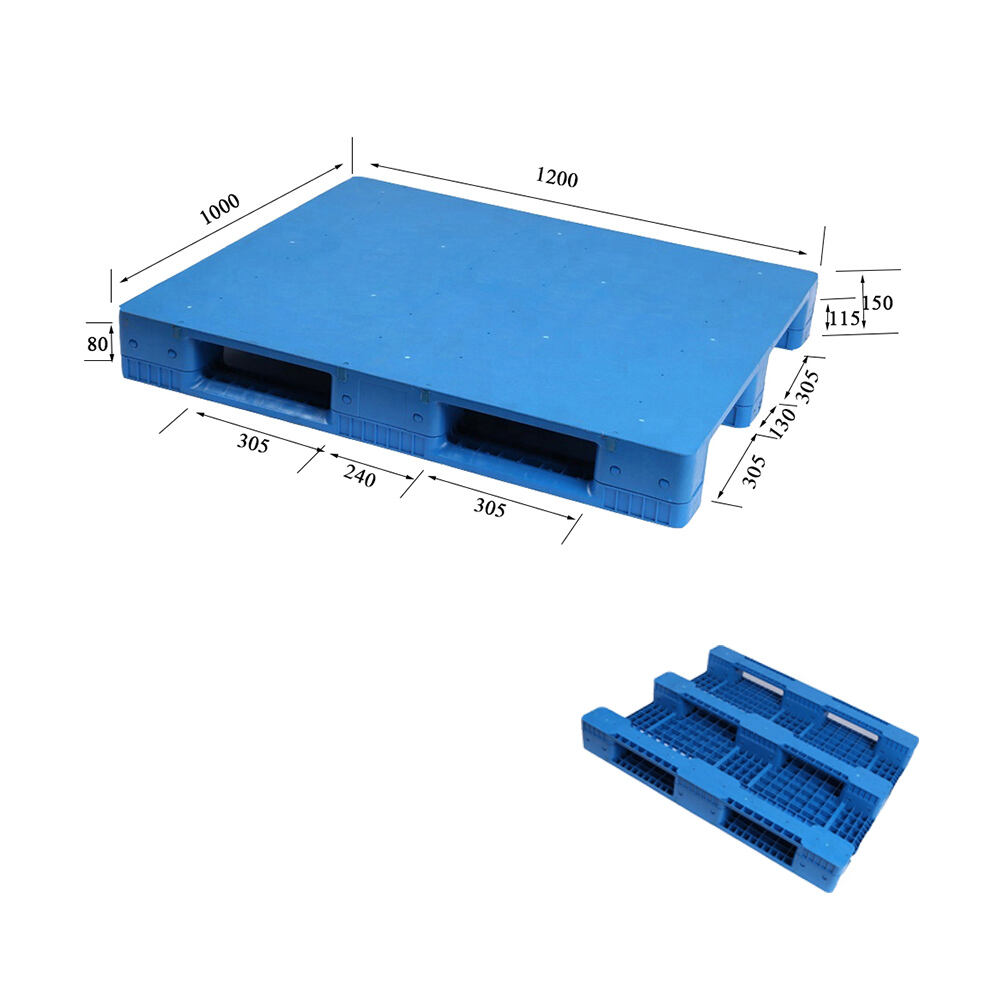 Durable solid Plastic Non Slip Deck Pallet hygienic/hygene food grade euro plastic pallet/palette factory