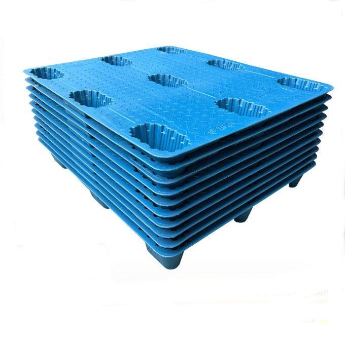 Four-Way Entry 1100*1100mm HDPE Blow Moulding Plastic Pallet details