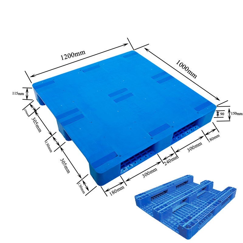 Durable solid Plastic Non Slip Deck Pallet hygienic/hygene food grade euro plastic pallet/palette details