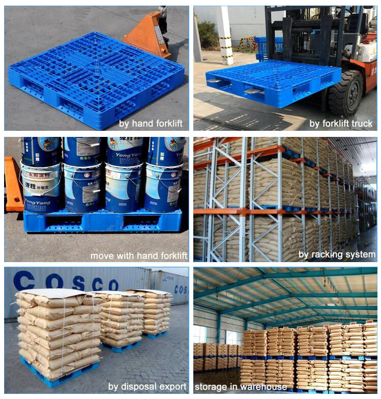 Plastic Green Non Slip Deck Pallet Industrial Warehouse 1210 Euro Cheap 4 Way Plastic Pallets for Sale supplier