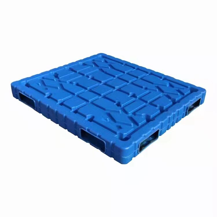 Virgin material HDPE standard size 1200X1000mm Size Heavy Duty reversible type Blow Molding Plastic Pallet manufacture