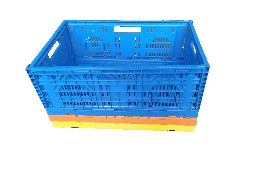 Big Plastic Storage Packaging Mesh Style Harvest Plastic Vegetables Crate Plastic Basket details