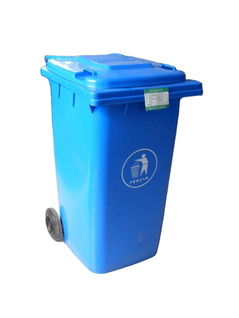 Outdoor Euro Plastic Garbage Trash Can Plastic Waste Container Bin manufacture