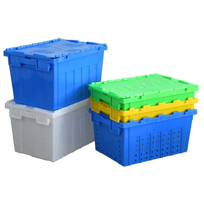 Thickened Diagonal Flamshell Plastic Pallets Folding Food Medical Logistics Boxes Turnover Boxes Fresh Food Other Applications details