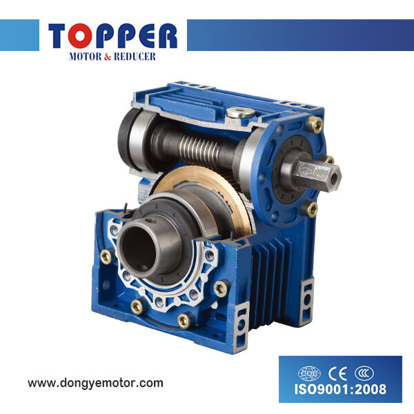 SMALL ALUMINUM HOUSING RV SERIES WORM GEARBOX RV040 1:100 details