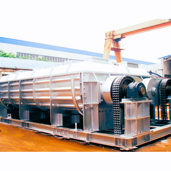 Superior sludge-removal and drying with the paddle dryer.