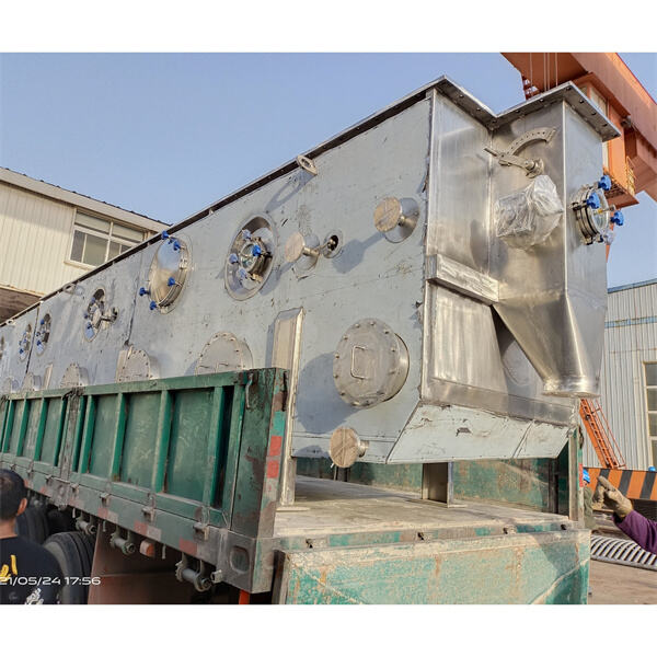 Efficient and reliable drying for calcium chloride flakes.