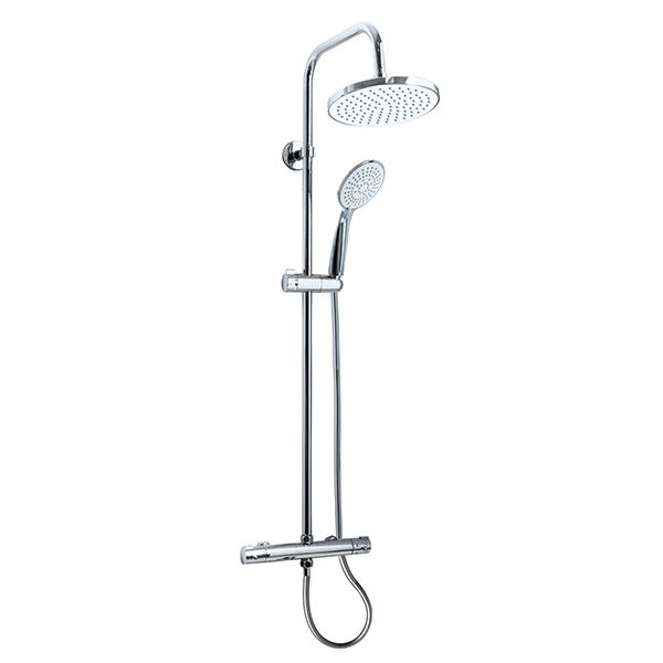 Revitalize Your Bathing Rituals with a Thermostatic Rain Shower Panel.