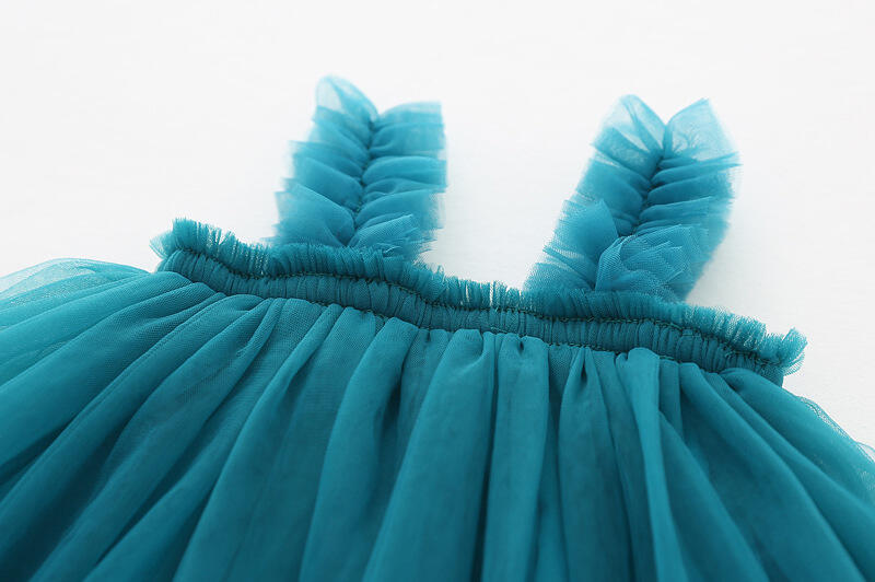 Baby. Girl Spaghetti Straps Tulle kids wear dress Sleeveless Party Dress kids summer clothing Casual Summer Dress factory