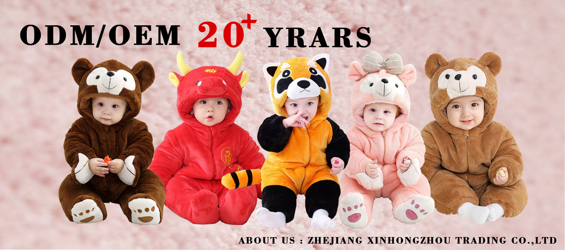 Winter Warm Infant Girls Jumpsuit Clothes 3-18 Months Baby Boys Long Sleeve Bodysuit Baby Cartoon Hooded Romper factory