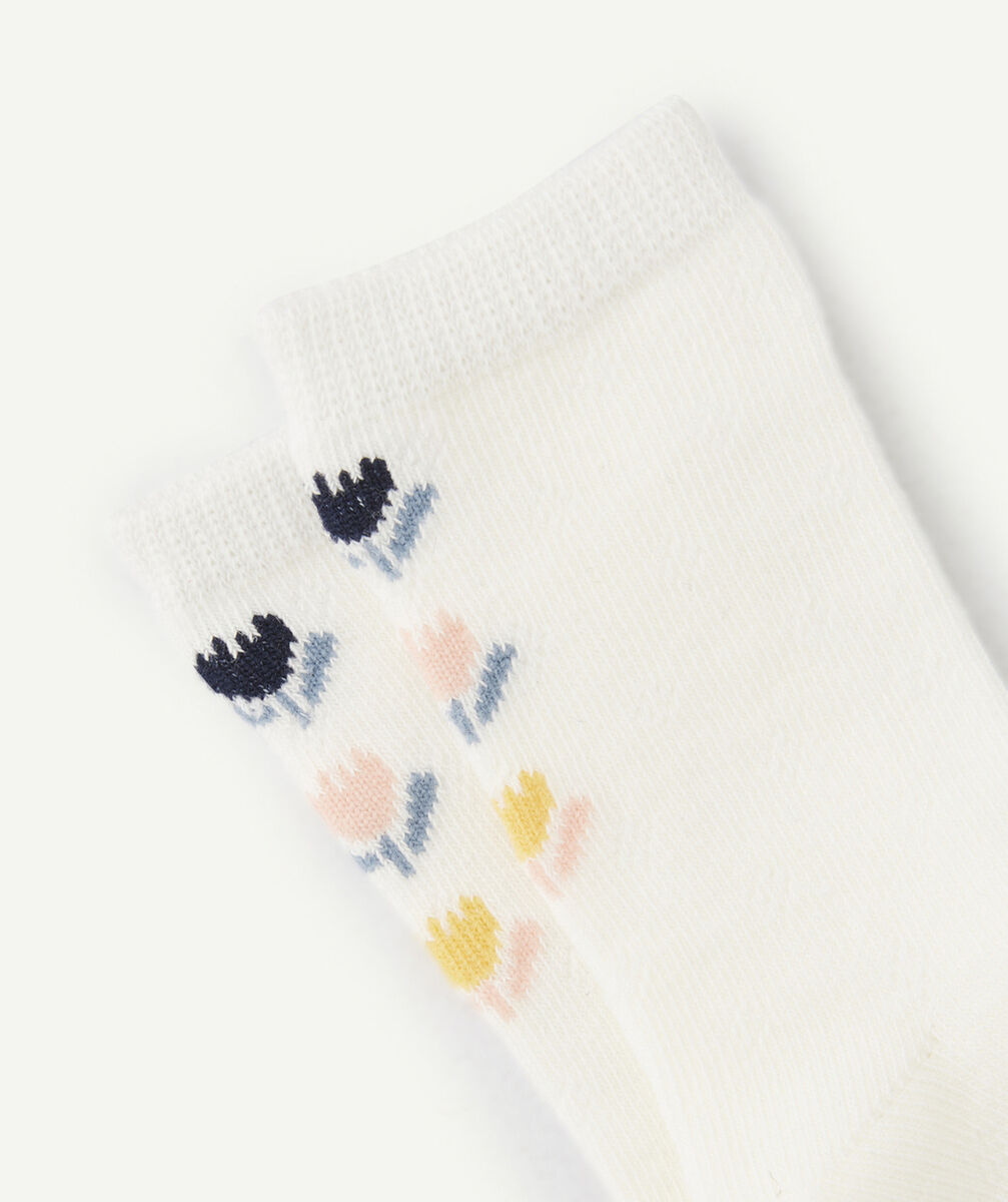 BABY GIRLS' LONG SOCKS WITH FLOWERS supplier