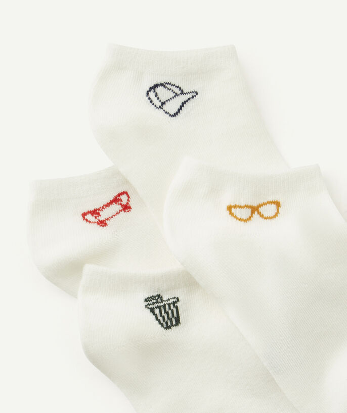 PACK OF FOUR PAIRS OF BOYS' SOCKS WITH PATTERN details