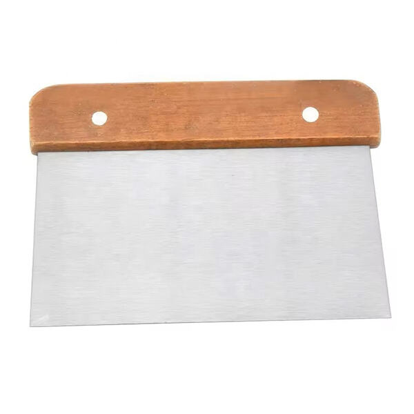 Say goodbye to sticky fingers with a dough scraper.