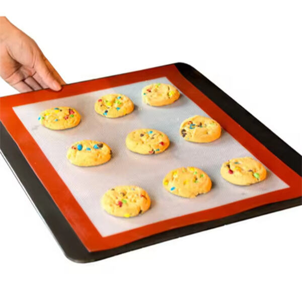 Durable and reusable, a silicone baking sheet is a sustainable choice for baking.