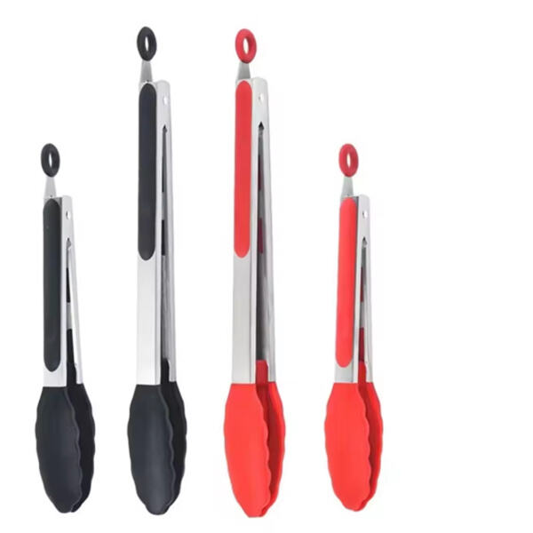 Get a Firm Grip with Heat-Resistant Silicone Kitchen Tongs