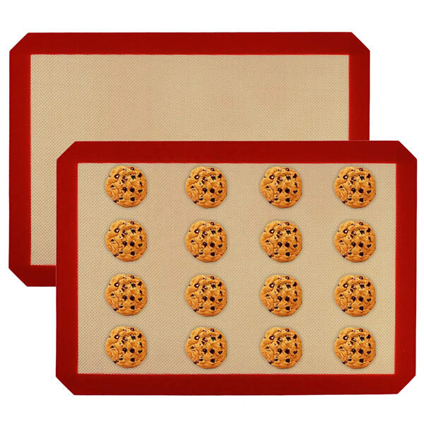 Say goodbye to burnt cookies with a heat-resistant silicone baking sheet.