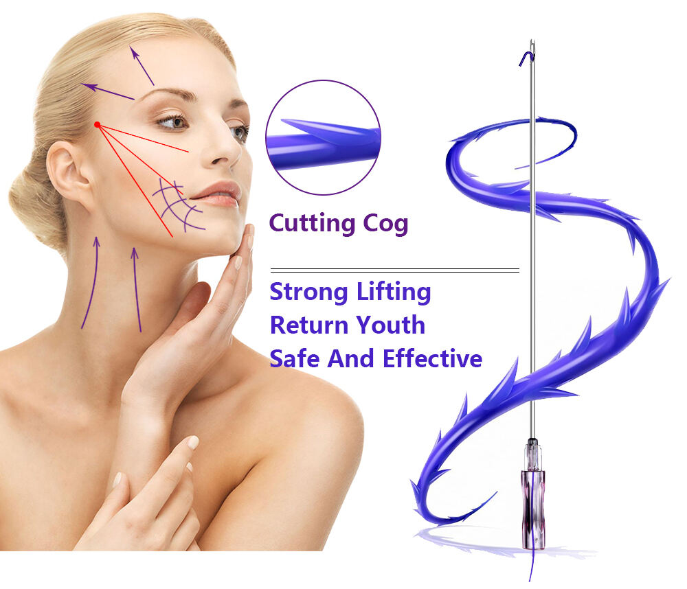 Face Body Wrinkles Removal 26g 27g 29g 30g Mono PLLA Thread manufacture