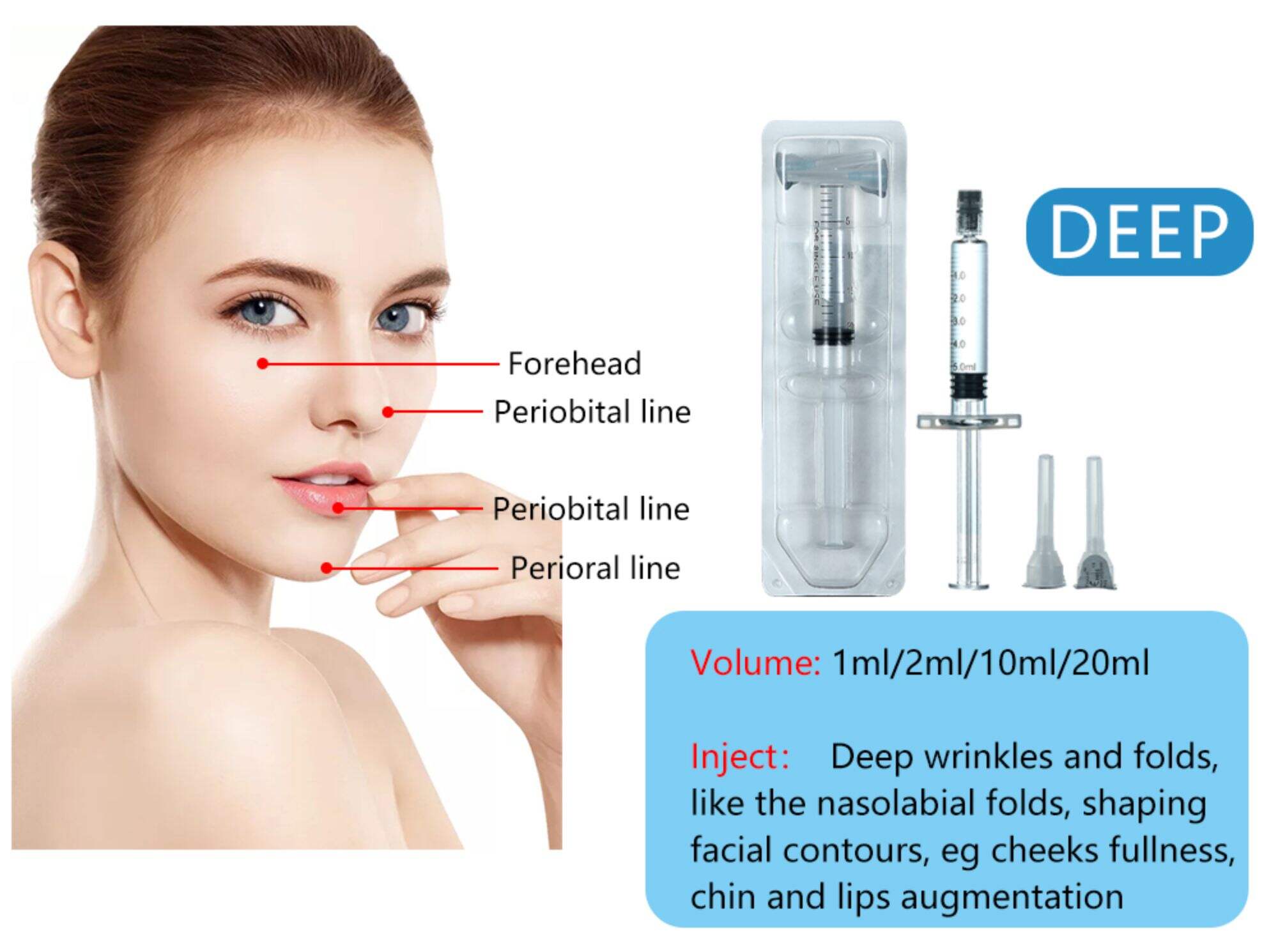 Atnaujinkite savo išvaizdą naudojant 1ml dermalinio užpildymo medžiagos