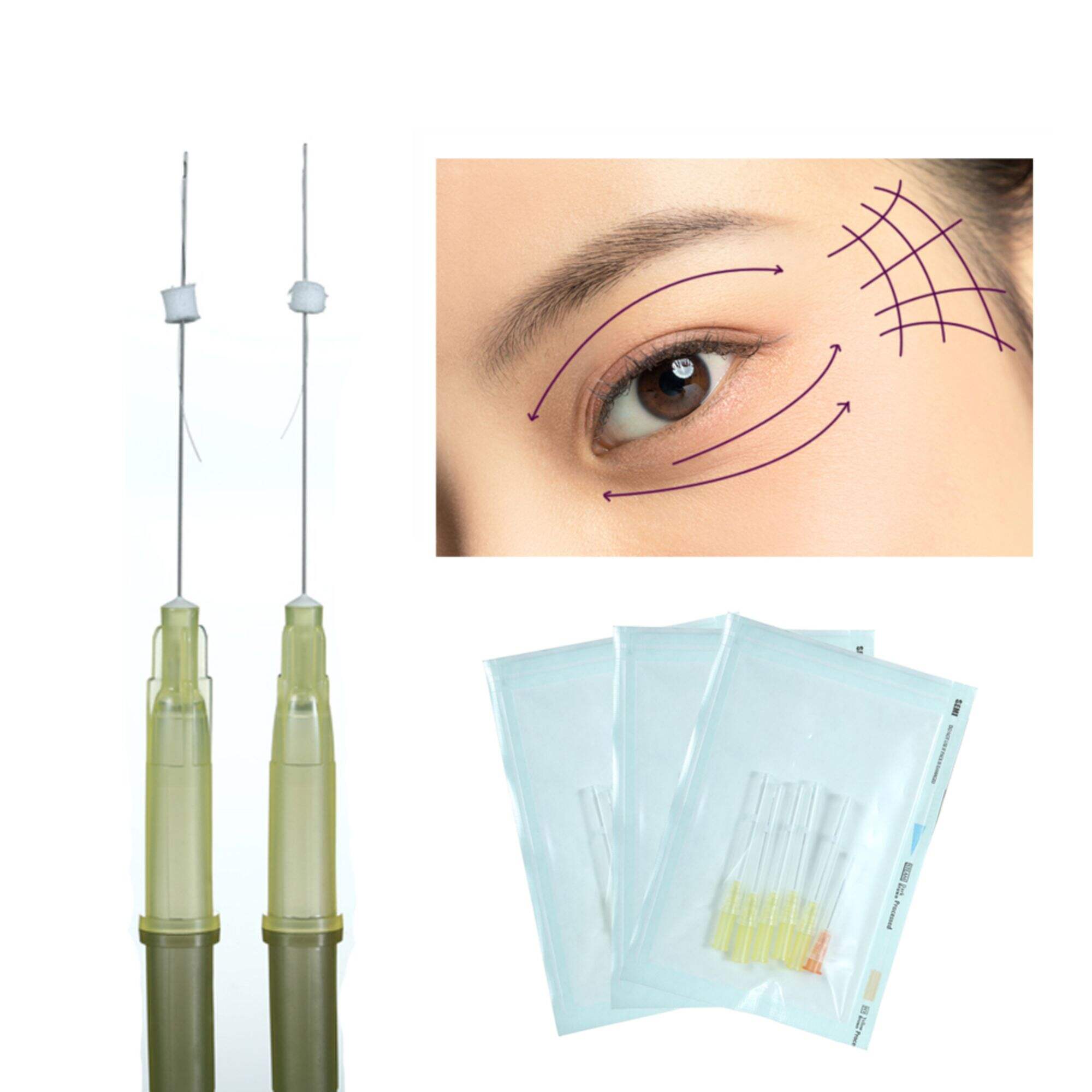 Absorbable Longer Last Eyebag Removal Blunt 30g Eye PCL Thread