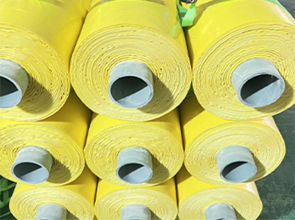 Yellow color cotton wrap film