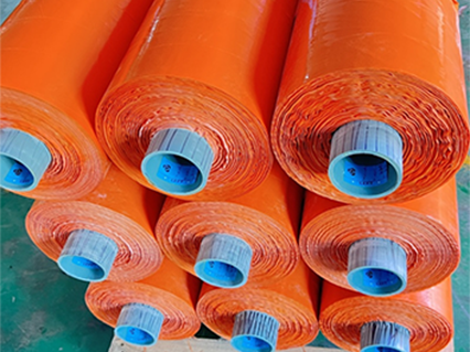 Orange color cotton wrap film