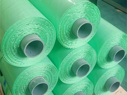 Green color  cotton wrap film