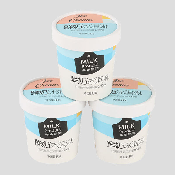 Enjoy your favorite flavors anytime, anywhere with a lid-topped ice cream cup