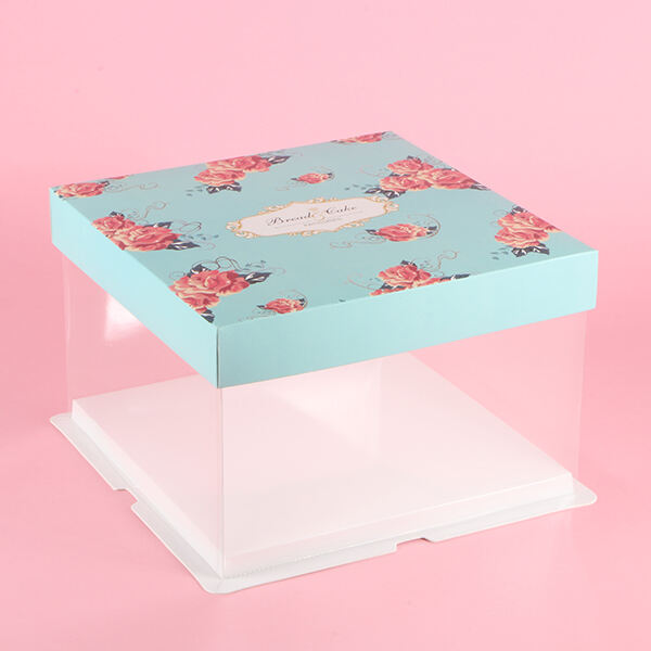 Show off your homemade treats with the clear window option