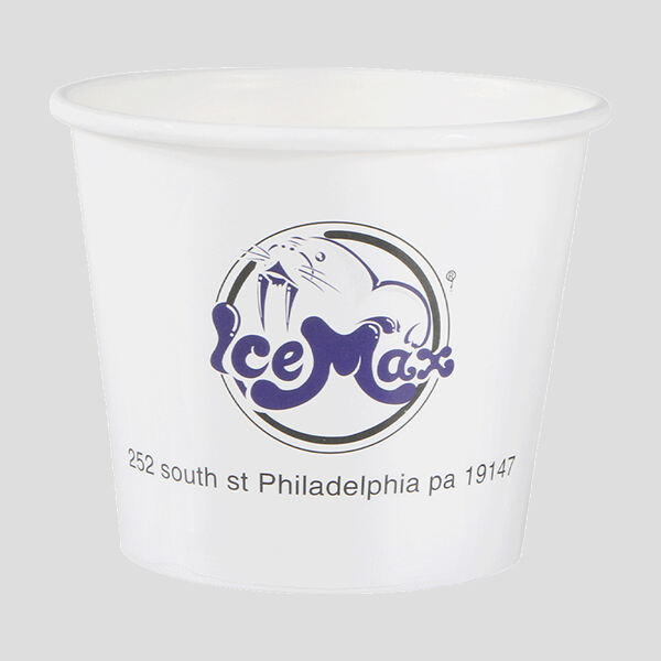 Indulging with little ice cream cups