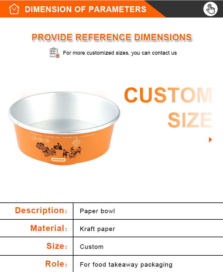 Custom print food container disposable biodegradable 12 16 24 32 oz aluminum foil paper lunch bowl with lid supplier