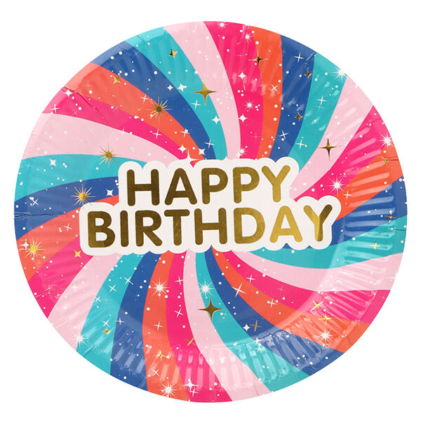 Mix and match our party plates for a colorful and fun party atmosphere.