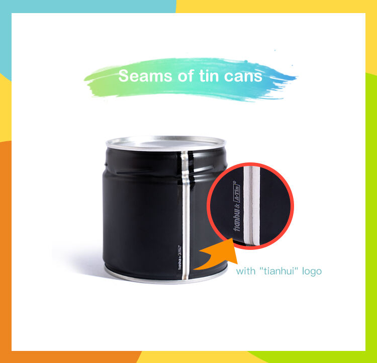 Tianhui Small Tin Cans with Fully Airtight Double Lids  Spice Storage Can Dry Pepper Storage Jars manufacture